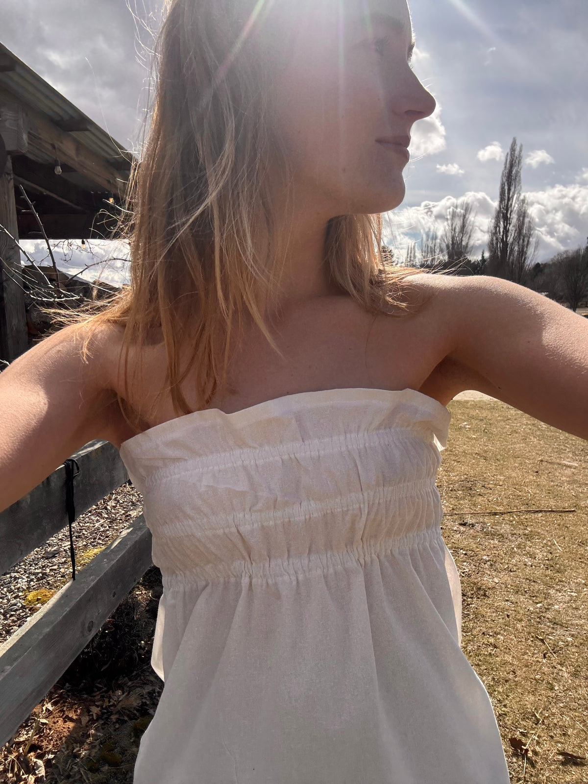 Philippa Bandeau in Ivory