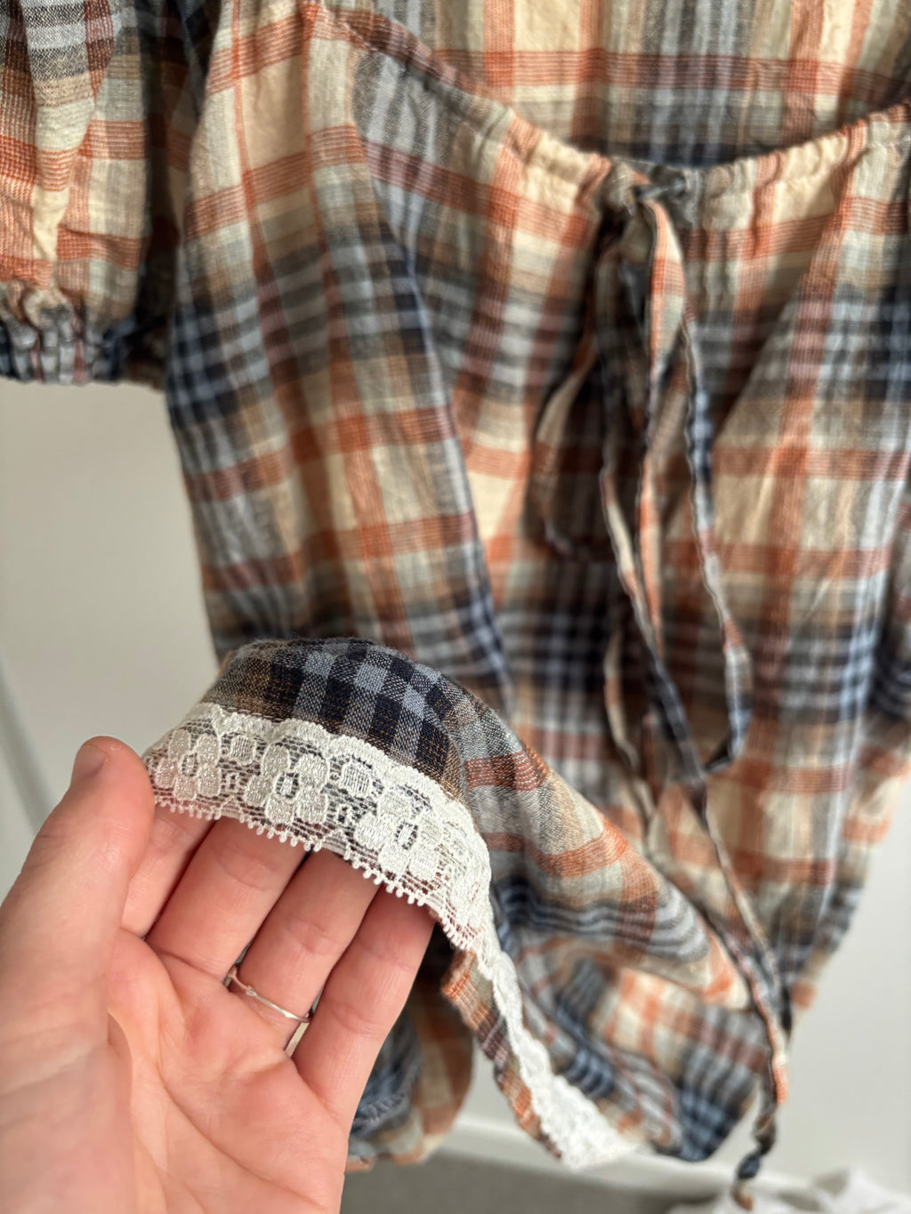 Madeline Blouse in Plaid
