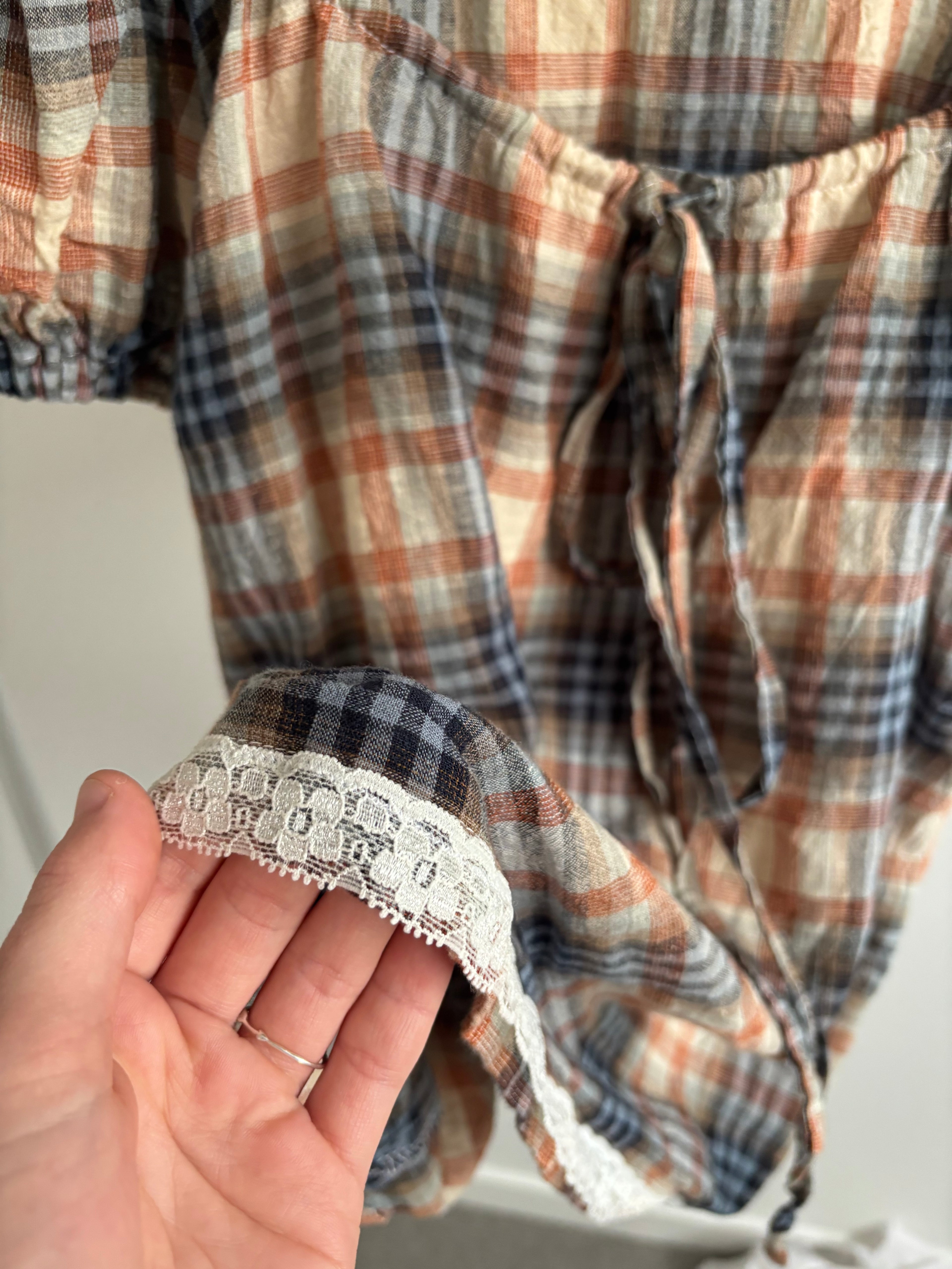 Madeline Blouse in Plaid