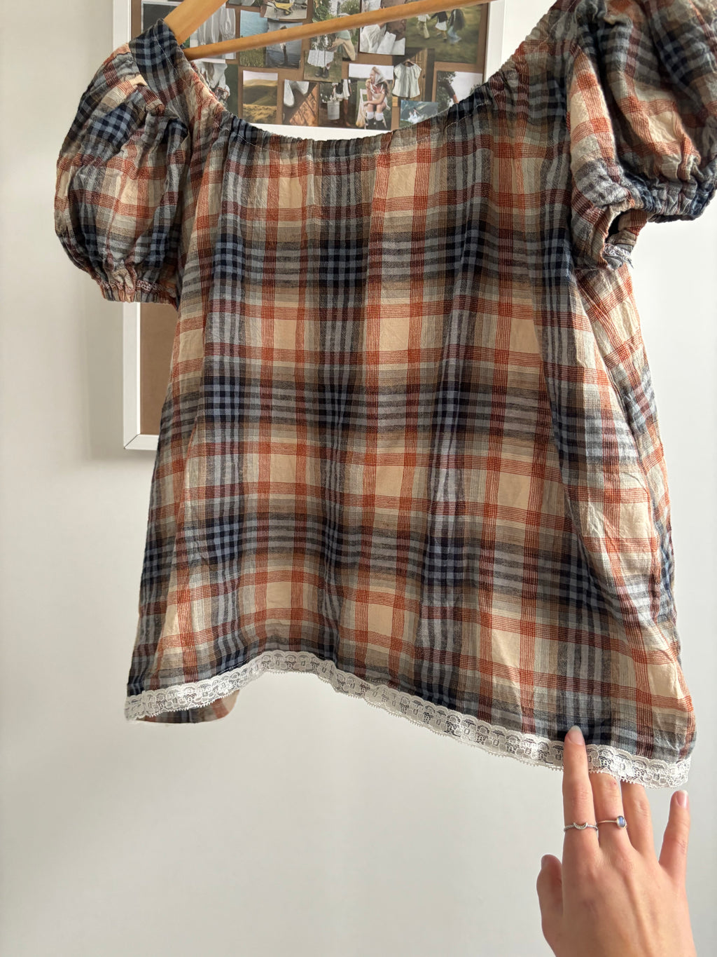 Madeline Blouse in Plaid