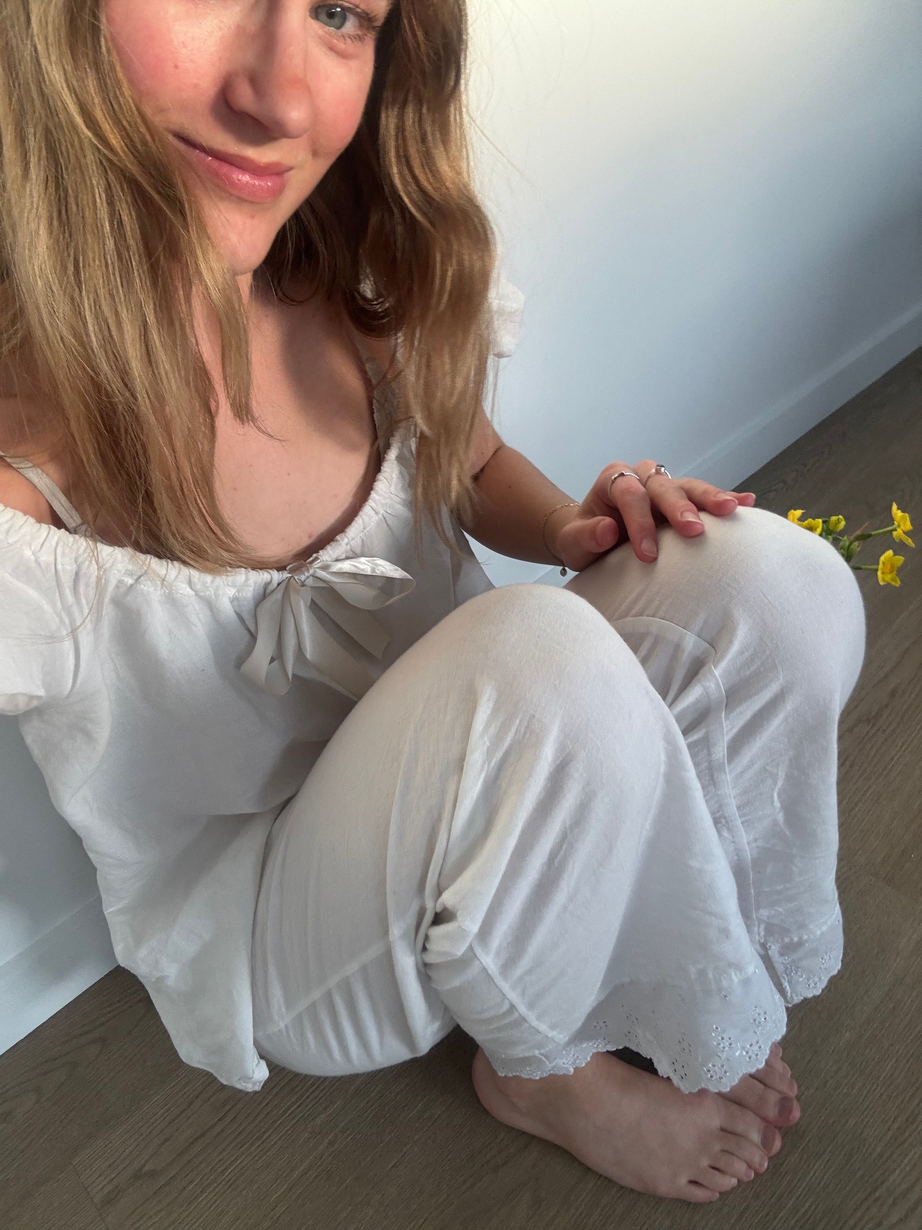 At Home with Willow Trousers & Blouse Set