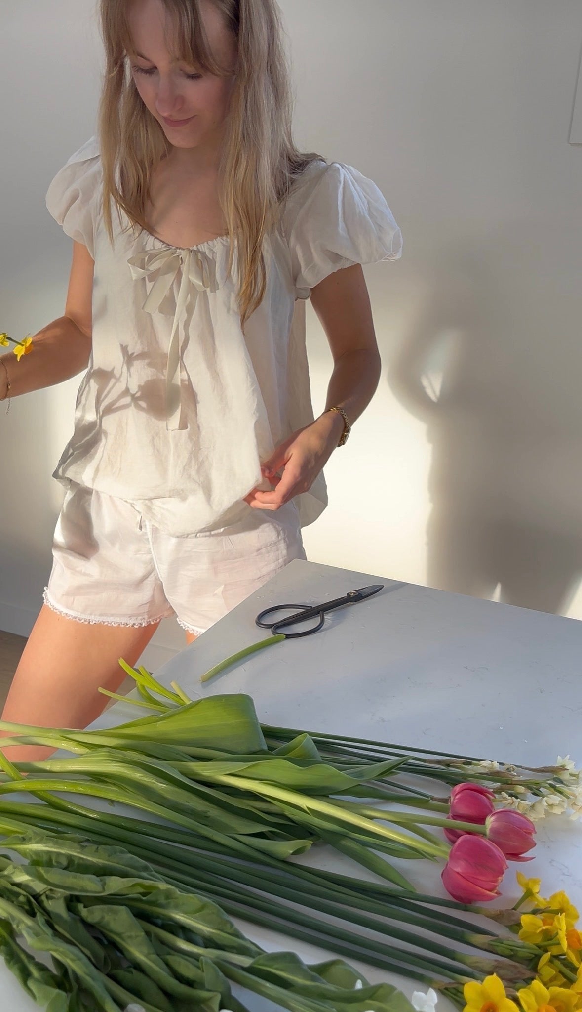 At Home with Willow Bloomers & Blouse Set